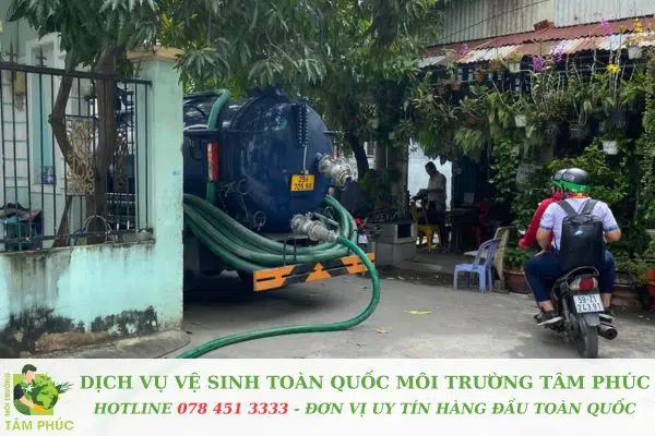 hút hầm cầu tại Tam Thuận