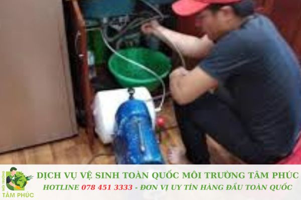 hút hầm cầu tại Thạc Gián