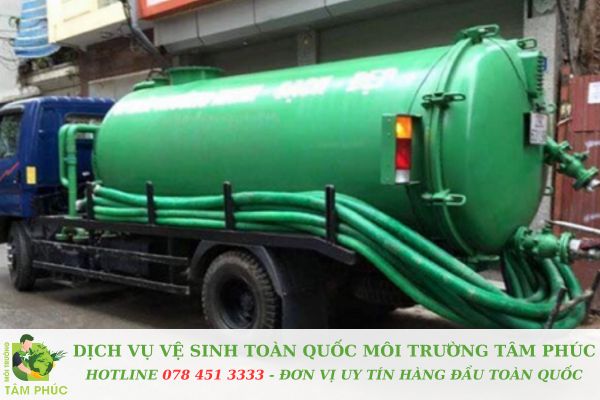 hút hầm cầu tại Thạc Gián