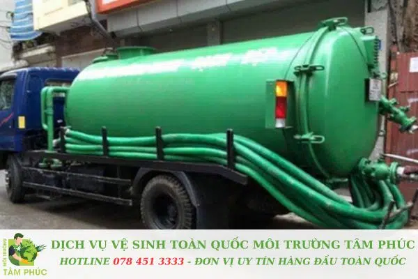 hút hầm cầu tại Thạc Gián