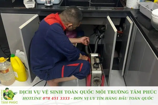 hút hầm cầu tại Thạc Gián