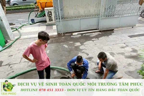 Hút hầm cầu tại Thanh Khê Tây