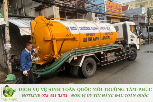 Hút hầm cầu tại Thanh Khê Tây