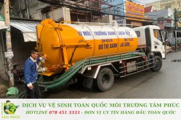 Hút hầm cầu tại Thanh Khê Tây
