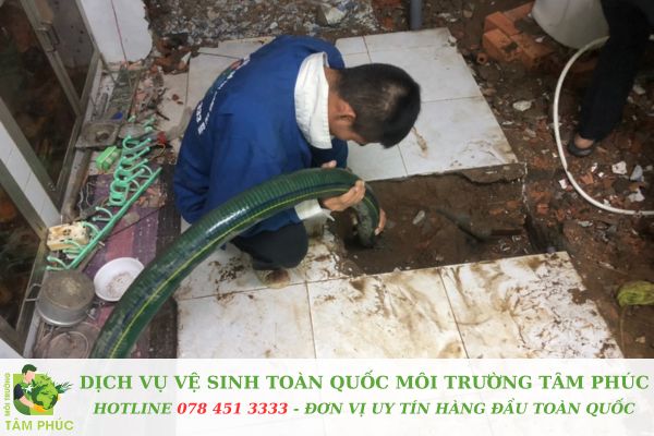 Hút hầm cầu tại Thanh Khê Tây