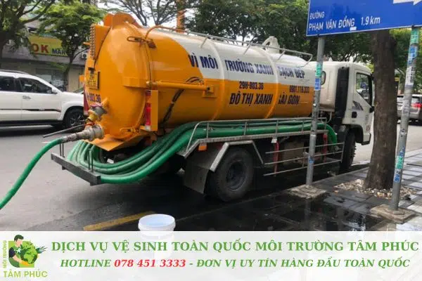 Hút hầm cầu tại Thanh Khê Tây