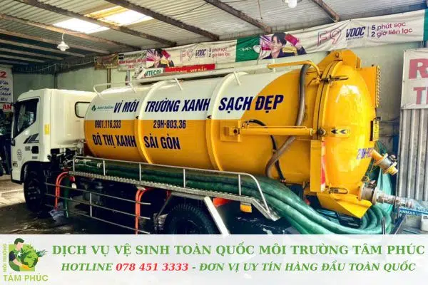 hút hầm cầu tại Vĩnh Trung
