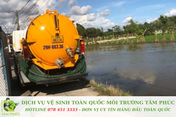 Hút hầm cầu tại Bắc Trà My