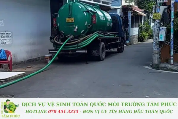 hút hầm cầu tại Hoà Bắc