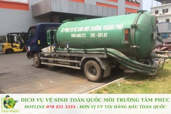 hút hầm cầu tại Hoà Bắc