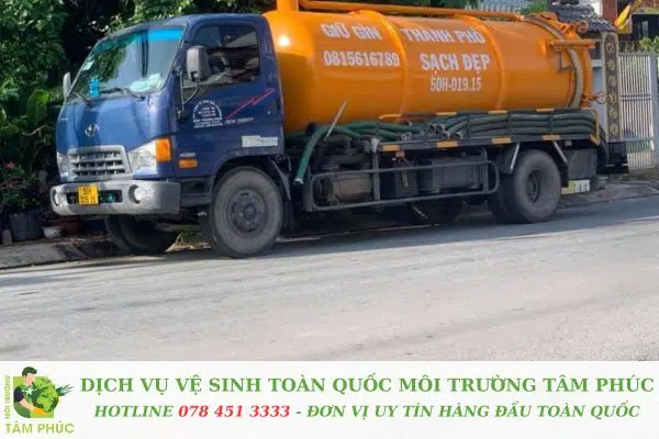 hút hầm cầu tại Hoà Bắc