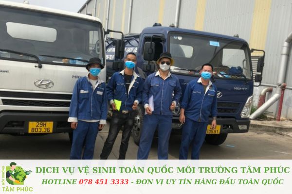 Hút hầm cầu tại Hoà Bắc