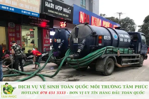 hút hầm cầu tại Hoà Bắc