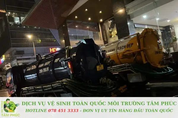hút hầm cầu tại Hoà Hiệp Nam