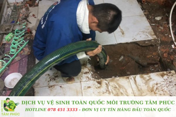 Hút hầm cầu tại Hoà Khánh Nam