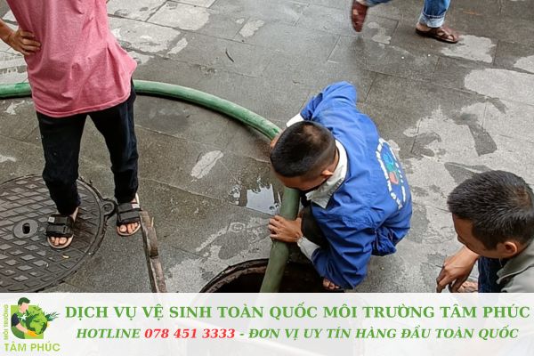 Hút hầm cầu tại Hoà Khương