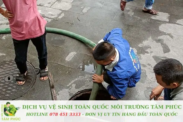 Hút hầm cầu tại Hoà Khương