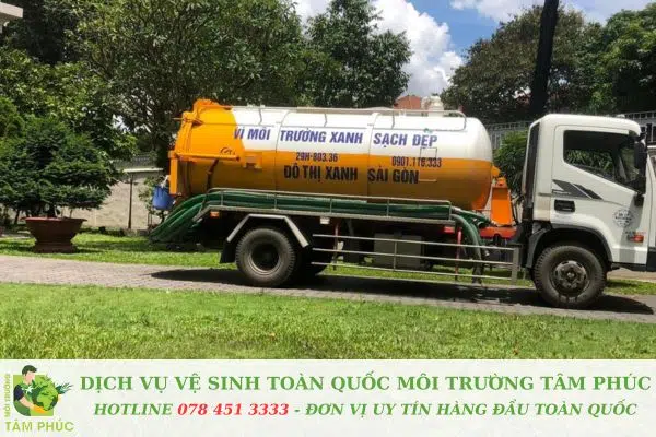 hút hầm cầu tại Hoà Khương
