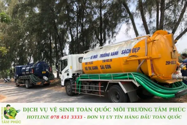 hút hầm cầu tại Hoà Khương