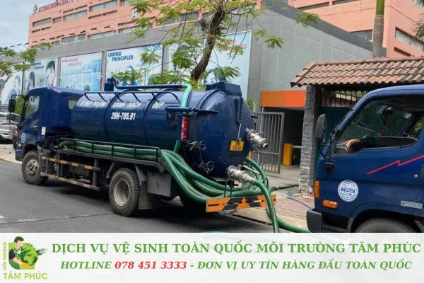 hút hầm cầu tại Hoà Liên