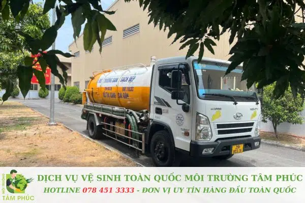 hút hầm cầu tại Hoà Liên
