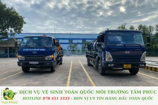 hút hầm cầu tại Hoà Phong