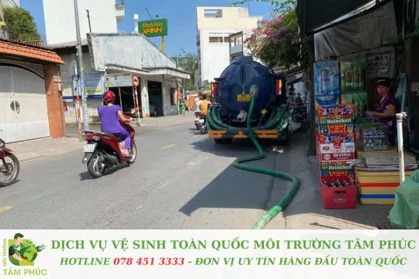 hút hầm cầu tại Hoà Phong