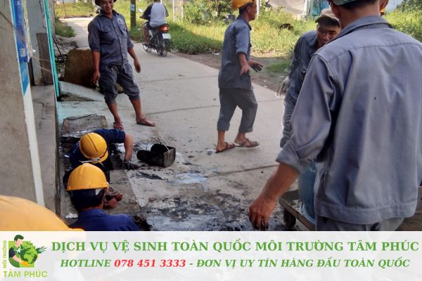 Hút hầm cầu tại Hoà Phong