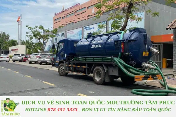 hút hầm cầu tại Hoà Phong