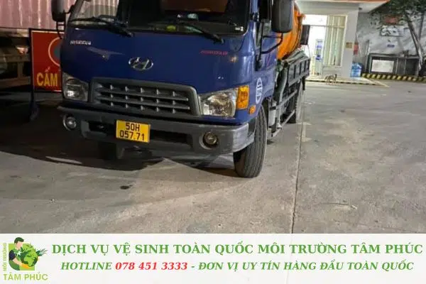 hút hầm cầu tại Hoà Phú