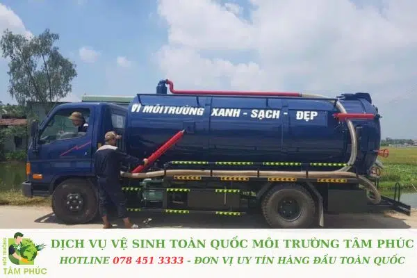 hút hầm cầu tại Hoà Phú