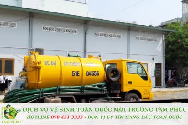 hút hầm cầu tại Hoà Phú