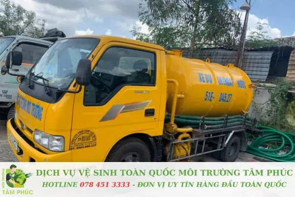 hút hầm cầu tại Hoà Phước