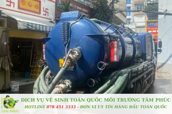 hút hầm cầu tại Hoà Thọ Đông