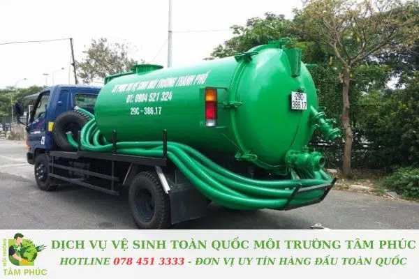 hút hầm cầu tại Hoà Thọ Tây
