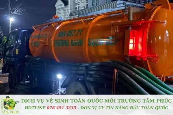 hút hầm cầu tại Hoà Thọ Tây