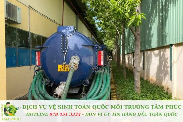 hút hầm cầu tại Hoà Tiến
