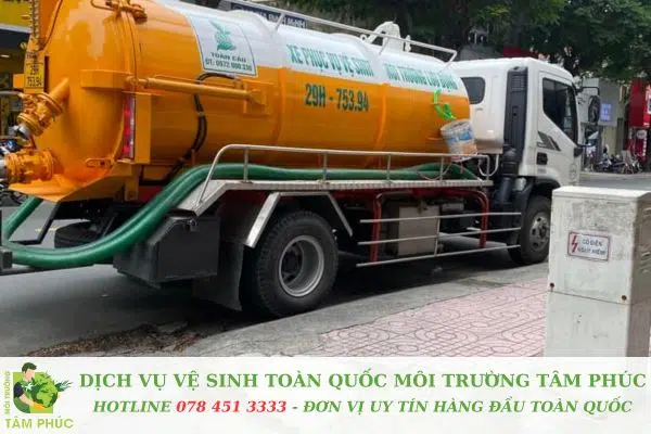 hút hầm cầu tại Khuê Mỹ