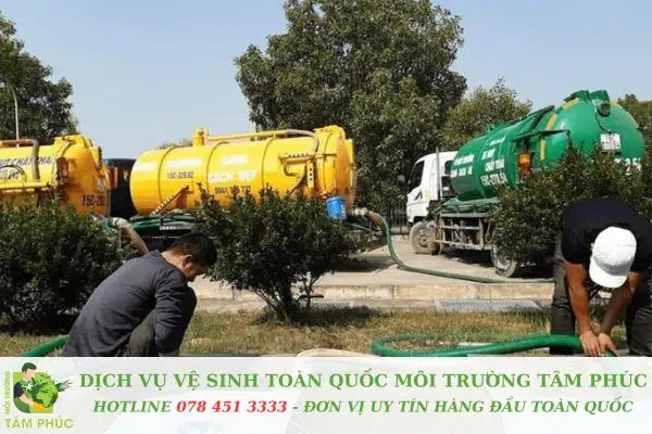 Dịch Vụ Hút Hầm Cầu Tại Châu Thành Bến Tre - Giá 299K Sạch 100% 3 hut ham cau tai nam tra my -