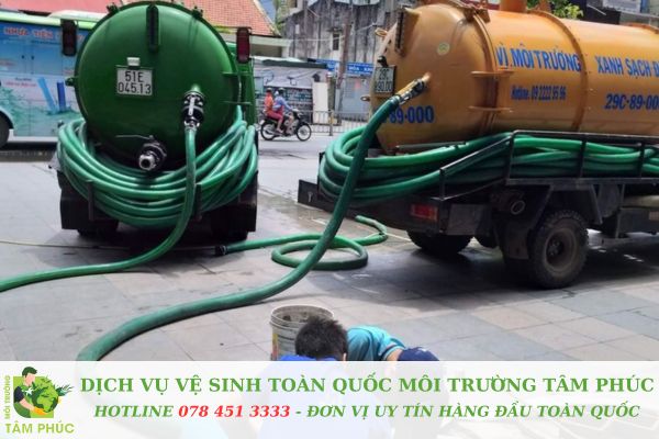 Hút hầm cầu tại Nông Sơn