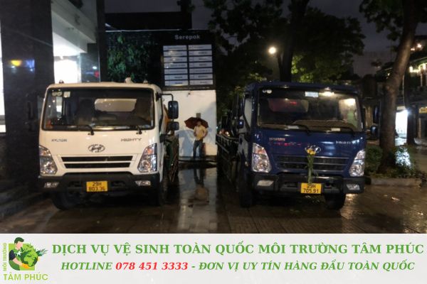Hút hầm cầu tại Núi Thành