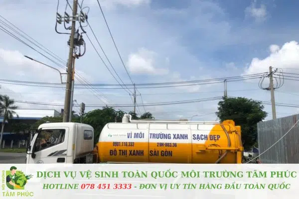 Hút hầm cầu tại Núi Thành