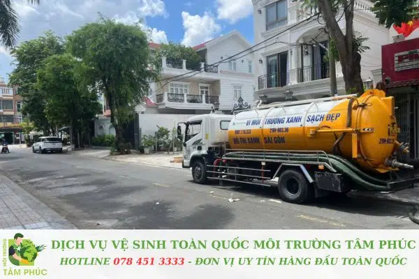 Hút hầm cầu tại Phước Hòa