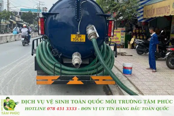 Hút hầm cầu tại Tam Kỳ
