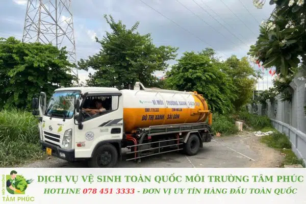 Hút hầm cầu tại Tân Thạnh