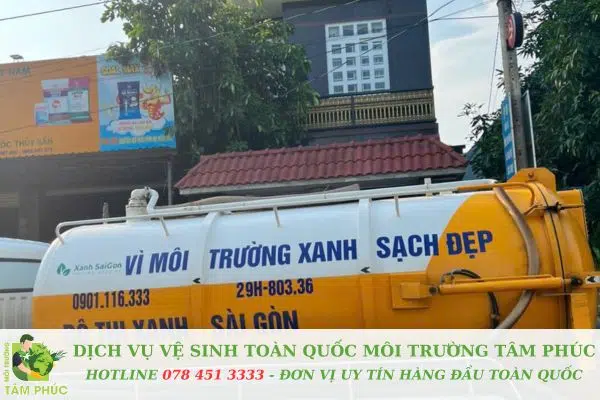 Hút hầm cầu tại Tân Thạnh