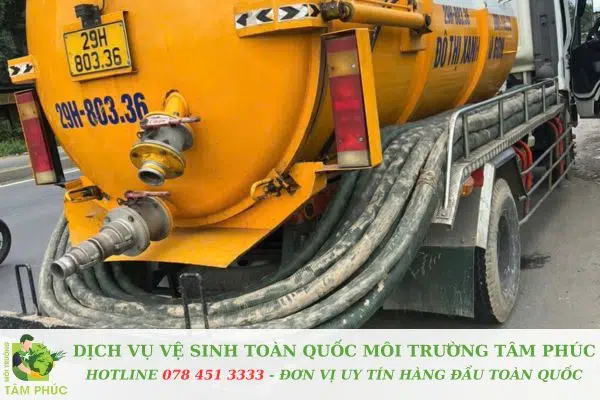 Hút hầm cầu tại Tân Thạnh
