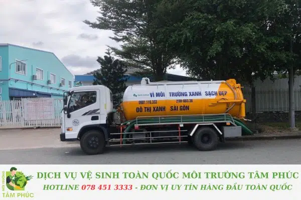 Hút hầm cầu tại Tiên Phước