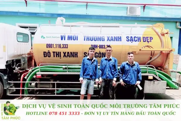 Hút hầm cầu tại Tiên Phước