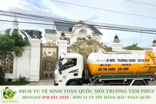 Hút hầm cầu tại Tiên Phước